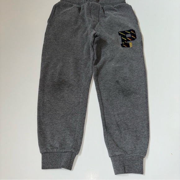 Kids Polo Ralph Lauren Boys Grey Heather P-Patch Fleece Jogger Pants Size 7 - Picture 1 of 10